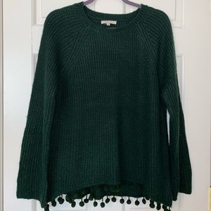Cozy green sweater